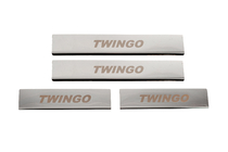 Renault Twingo 2007–2014 Carmos instaplijsten RVS foto 1