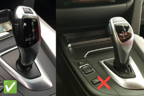 BMW 4 Serie F32/F33/F36 2012–2020 Set kristallen interieuraccenten (automaatkeuzehendel + knoppen) foto 6