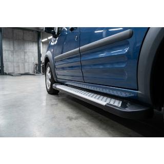 Side steps X5-type (set 2 st., aluminium) Ford Connect 2002–2006 foto 1