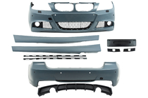 BMW 3-serie E90/E91 2005–2011 M-Sport bodykit (voor E90 2008-2011) Enkele uitlaat met uitlaten links en rechts foto 6