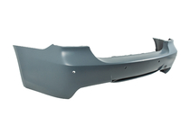 BMW 3-serie E90/E91 2005–2011 M-Sport bodykit (voor E90 2008-2011) Enkele uitlaat met uitlaten links en rechts foto 25