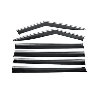 Raamwindschermen met chromen sierlijst Niken Luxury (6 stuks) foto 1