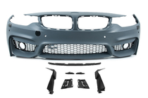 BMW 4 Serie F32/F33/F36 2012–2020 Voorbumper in M4 F82-stijl foto 1