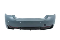 BMW 4 Serie F32/F33/F36 2012–2020 Achterbumper met diffuser voor enkelzijdige dubbele uitlaat M-Sport foto 1