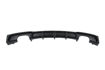 BMW 3 Serie F30/F31 2012–2019 Achterbumperdiffuser voor dubbelzijdige dubbele uitlaat V2 (voor M-Sport, ABS) foto 1