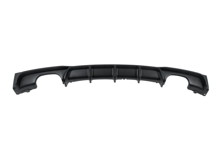 BMW 3 Serie F30/F31 2012–2019 Achterbumperdiffuser voor dubbelzijdige dubbele uitlaat V2 (voor M-Sport, ABS) Image