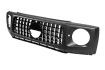 Mercedes G-klasse W463 1990–2018 Radiateurgrille met koplampranden BRB 2018-style (voor auto's met gemonteerde faceliftset) foto 2