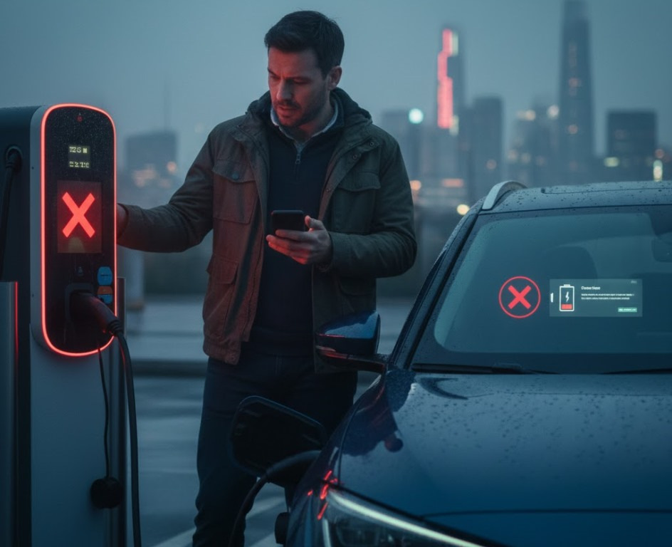 Waarom laadt een elektrische auto niet? 7 oorzaken en snelle oplossingen
