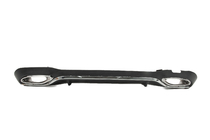 Mercedes E-class W213 2016–2023 Achterdiffuser met AMG-Line Silver uitlaatsierstukken (voor 2020-2024) foto 1