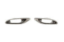 Mercedes E-class W213 2016–2023 Achterdiffuser met AMG-Line Silver uitlaatsierstukken (voor 2020-2024) foto 7