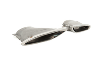 Mercedes E-class W213 2016–2023 Achterdiffuser met AMG-Line Silver uitlaatsierstukken (voor 2020-2024) foto 9