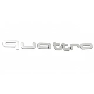 Quattro Grey embleem foto 1