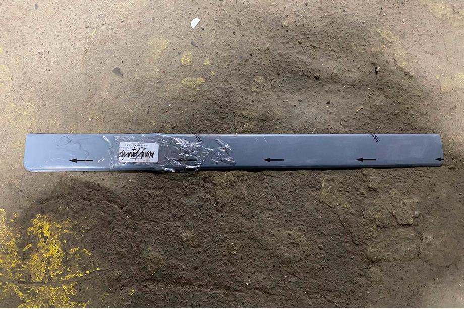 Fiat Ducato 2006–2025 Uitverkoop chromen sierstrip boven kentekenplaat (RVS) Carmos - Turks staal Foto 2