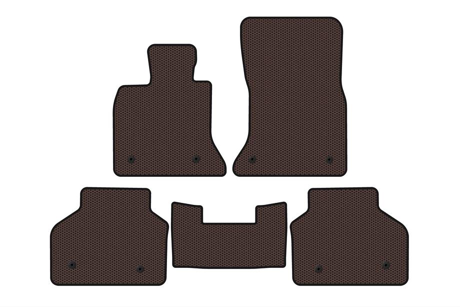 BMW 5 Serie F07 2009–2017 Rubberen automatten Carsuit (Bruin) Image