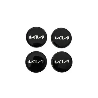 Naafdoppen voor velgen 60/56 mm (zwart met chroom, 4 stuks) foto 1
