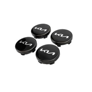 Naafdoppen voor velgen 60/56 mm (zwart met chroom, 4 stuks) foto 2