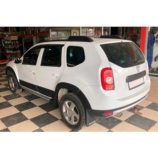 Wielkastverbreders met sierlijsten EuroCap (12 st., glad, matzwart, ABS) Renault Duster 2008–2017 foto 2