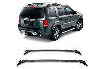 Honda Pilot 2008–2015 Dakdragers (dwarsbalken) voor OEM dakrails (2 st.) foto 2
