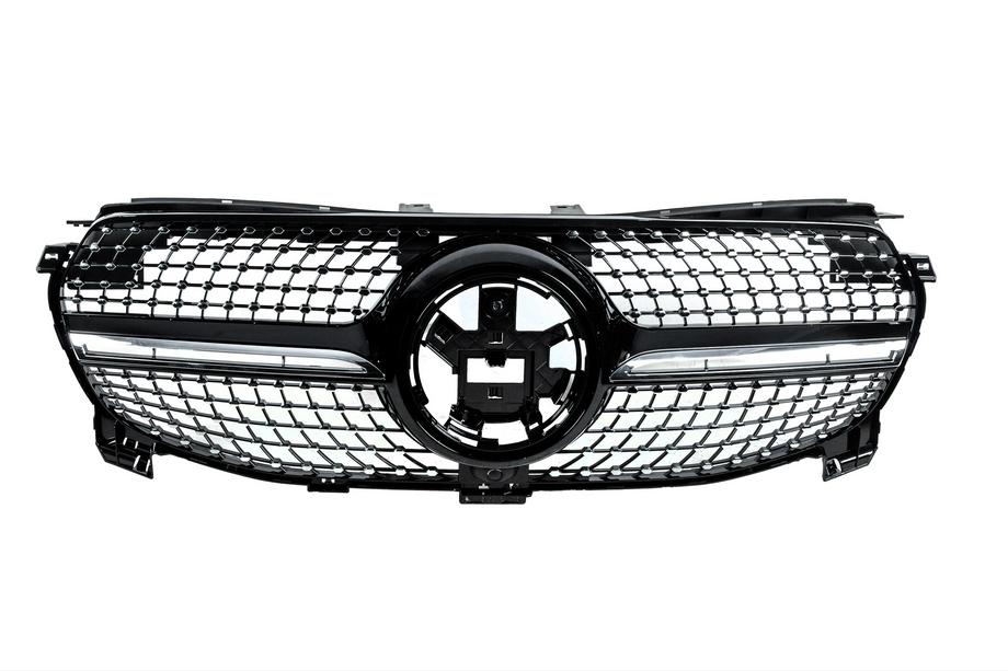Mercedes GLE W167 2018– Voorgrille Diamond Black (voor Base 2018-2023) Image