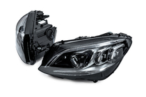 Mercedes C-klasse W205 2014–2021 Koplampen vóór met Full LED-modules (voor HALOGEN, 2 stuks) foto 2