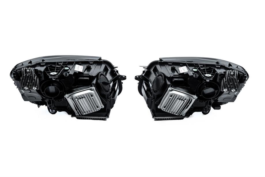 Mercedes C-klasse W205 2014–2021 Voorste koplampen met Full LED-modules (voor LED, 2 stuks) Foto 5