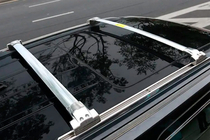 Toyota Land Cruiser 200 2007–2021 Dakdragers (dwarsbalken) voor OEM dakrails (2 st.) Grijs foto 1