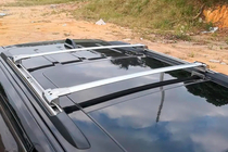 Toyota Land Cruiser 200 2007–2021 Dakdragers (dwarsbalken) voor OEM dakrails (2 st.) Grijs foto 2