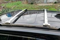 Toyota Land Cruiser 200 2007–2021 Dakdragers (dwarsbalken) voor OEM dakrails (2 st.) Grijs foto 5