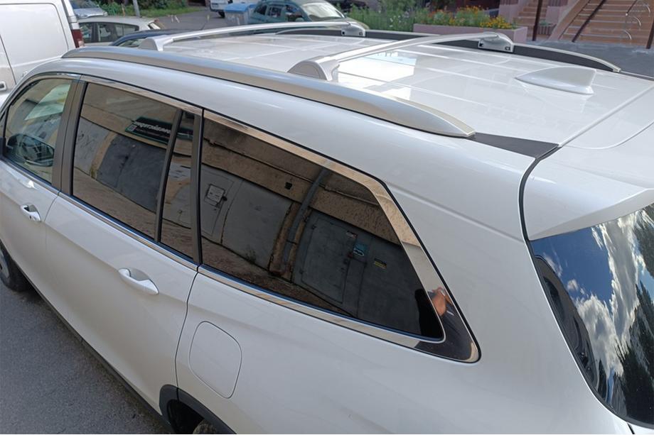 Acura MDX 2013–2020 Dakdragers (dwarsbalken) voor geïntegreerde dakrails OEM (2 stuks) Foto 7