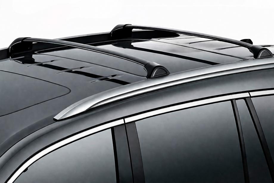 Acura MDX 2013–2020 Dakdragers (dwarsbalken) voor geïntegreerde dakrails OEM (2 stuks) Chroom Image