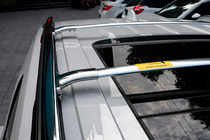 Ford Explorer 2011–2019 Dakdragers (dwarsbalken) voor geïntegreerde dakrails OEM (2016-2019, 2 st.) Chroom foto 2