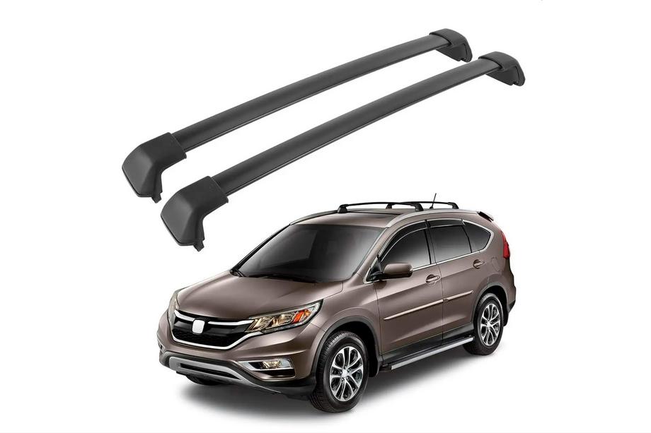 Honda CRV 2012–2016 Dakdragers (dwarsbalken) voor geïntegreerde dakrails OEM (aluminium) Foto 16