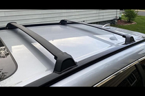 Honda CRV 2022– Dakdragers (dwarsbalken) voor geïntegreerde dakrails OEM (2 stuks) Zwart foto 1