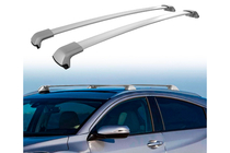 Honda HR-V 2014–2021 Dakdragers (dwarsbalken) voor geïntegreerde dakrails OEM (2 stuks) Zwart foto 2