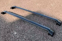 Honda HR-V 2014–2021 Dakdragers (dwarsbalken) voor geïntegreerde dakrails OEM (2 stuks) Zwart foto 12