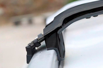 Honda HR-V 2014–2021 Dakdragers (dwarsbalken) voor geïntegreerde dakrails OEM (2 stuks) Zwart foto 15