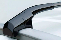Honda HR-V 2014–2021 Dakdragers (dwarsbalken) voor geïntegreerde dakrails OEM (2 stuks) Zwart foto 16