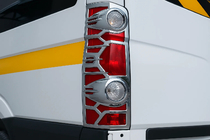 Volkswagen Crafter 2006–2016 Achterlichtcovers (2 stuks, kunststof) foto 1