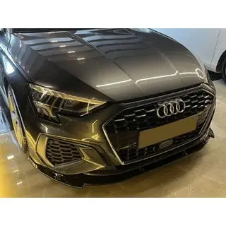 Voorbumper lip spoiler EuroCap (Voor S-line, 2020-2024, ABS) foto 1