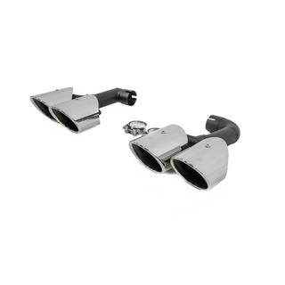 Silver uitlaattips in X4M F98-stijl (V2) foto 4