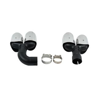 Silver uitlaatsierstukken in X3M F97-stijl (V1) foto 4