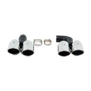 Silver uitlaatsierstukken in X4M F98-stijl (V1) foto 1