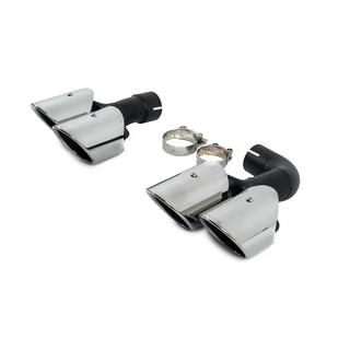 Silver uitlaatsierstukken in X4M F98-stijl (V1) foto 2