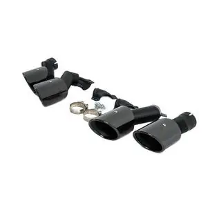 Uitlaatsierstukken V2 Black in X5M F95-stijl foto 3