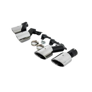 Uitlaattips V2 Silver in X5M F95-stijl foto 3