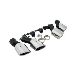 Uitlaattips V2 Silver in X5M F95-stijl foto 4
