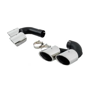 Uitlaattips V1 Silver in X5M F95-stijl foto 3