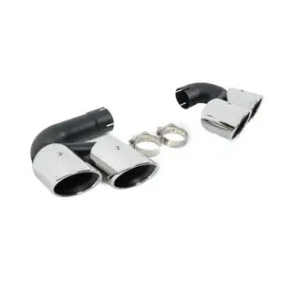Uitlaattips V1 Silver in X5M F95-stijl foto 4