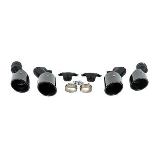 Uitlaattips V2 Black in X6M F96-stijl foto 1