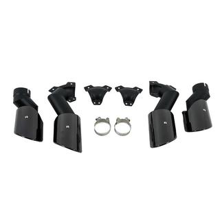 Uitlaattips V2 Black in X6M F96-stijl foto 2